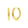 Stainless Steel 11.5mm Polished Hoop Earrings