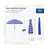 Outdoor Beach Umbrella - Portable Sunshade for Beach, Patio, and Backyard Relaxation