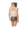 Womens Bowe Babydoll Mesh Top