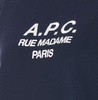 Blue Tina Sweatshirt In Fleece Cotton With Logo Embroidery To The Chest A.P.C. Woman