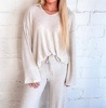 zoey top in oatmeal