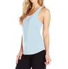 impact french terry sleep tank in minimal blue
