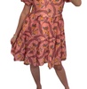 sloan dress in peach belini