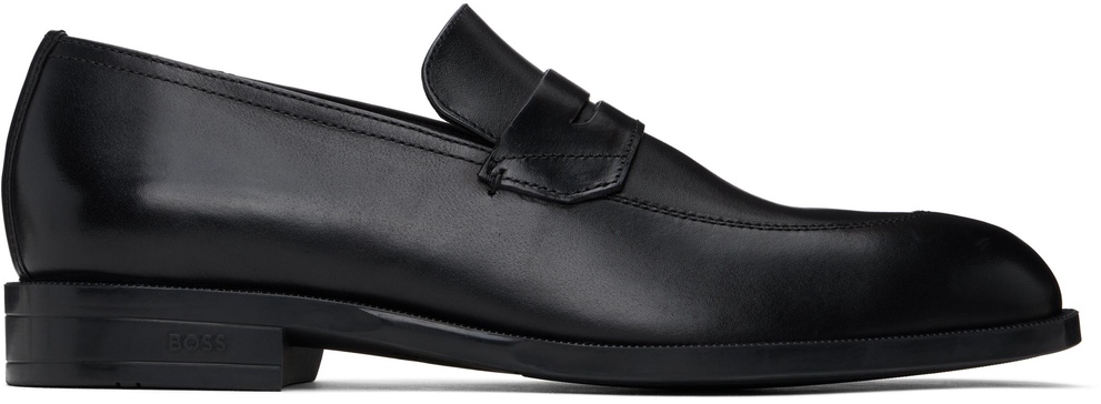 Black Leather Loafers