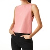 amal boxy tank top in rose