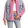 bear hug jacket in pink