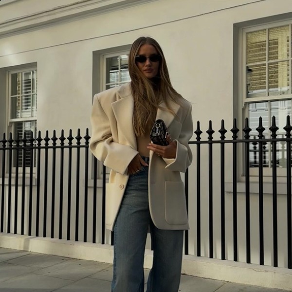 Rosie Huntington-Whiteley’s Saint Laurent Blazer: The $4,590 Power Move You’ll Want to Steal