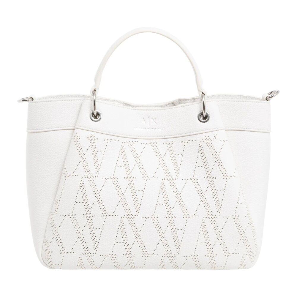 Logo Pattern Handbag with Adjustable Strap