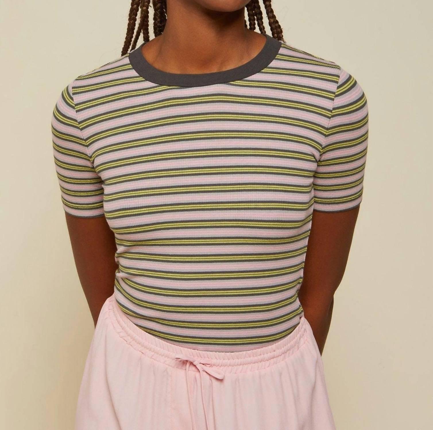 stretch viscose top in marshmallow